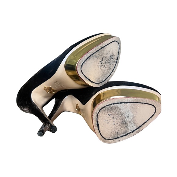 Charlotte Olympia velvet platform - Picture 3 of 4